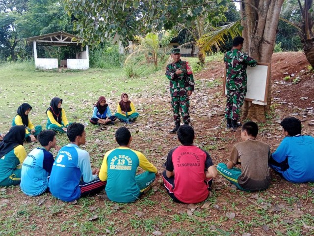 Kodim 0510/Tigaraksa Gelar Praktikum Krida Saka Wira Kartika di Bumi Perkemahan Kitri Bakti