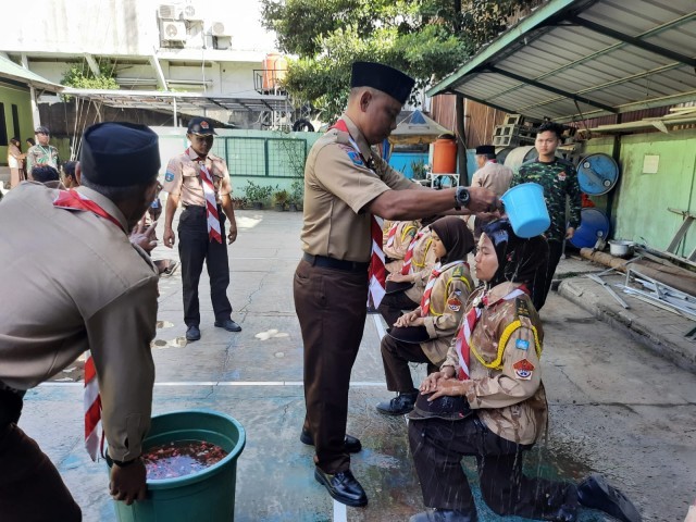 Koramil 02/Curug Resmi Tutup Pelatihan Saka Wira Kartika XI
