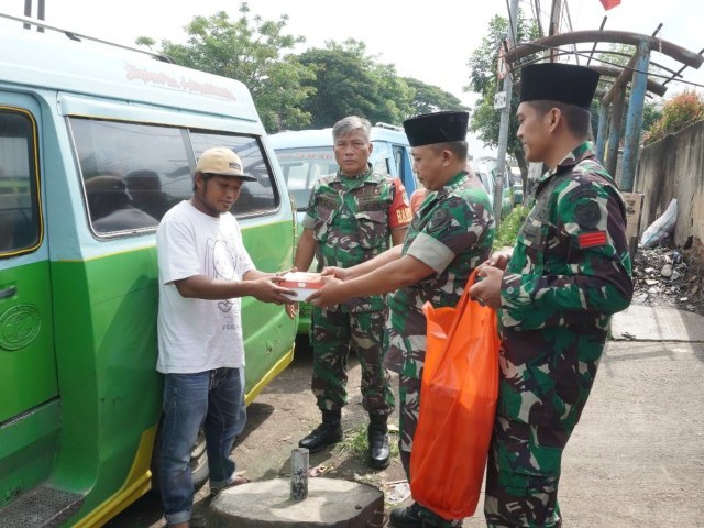 Tukang Ojek Pangkalan dan Sopir Angkot Jadi Sasaran Kodim 0510/Tigaraksa