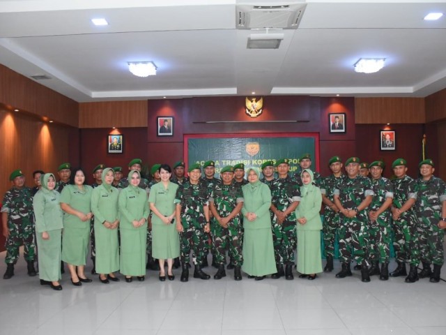 Dandim 0501/Jakarta Pusat Pimpin Acara Korp Raport Purna Tugas