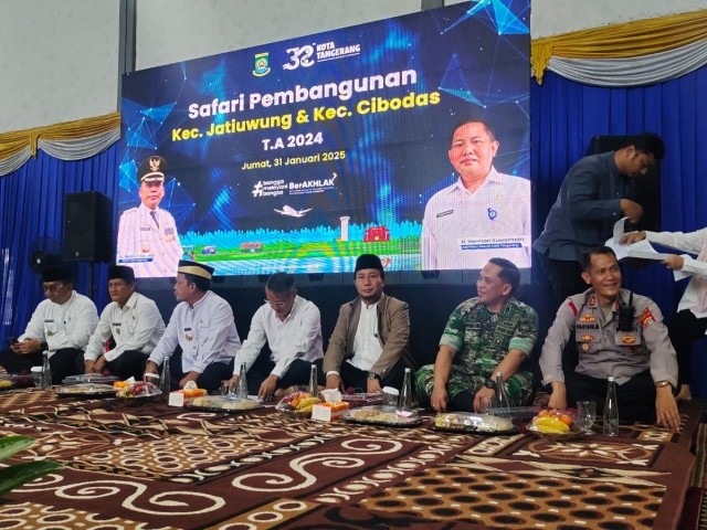 Danramil 06/Cibodas Hadiri Safari Pembangunan HUT ke-32 Kota Tangerang