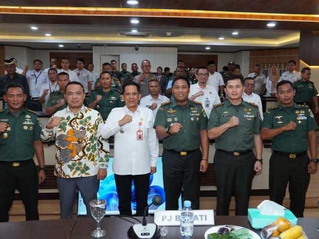 Rakornis TMMD ke-123 Kodim 0510/Trs bersama Pemda Tangerang