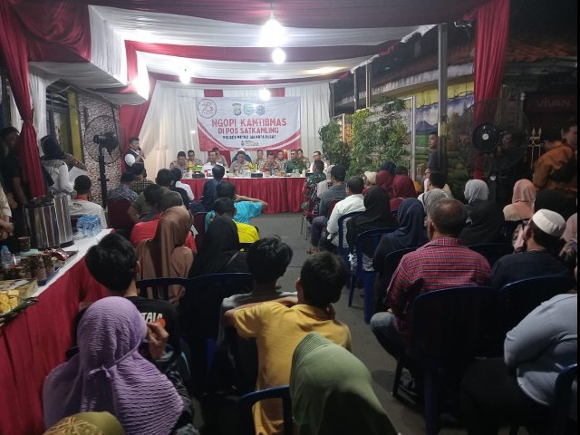 Kasdim 0501/JP Menghadiri Kegiatan Ngopi Kamtibmas Bersama Wakapolda Metro Jaya
