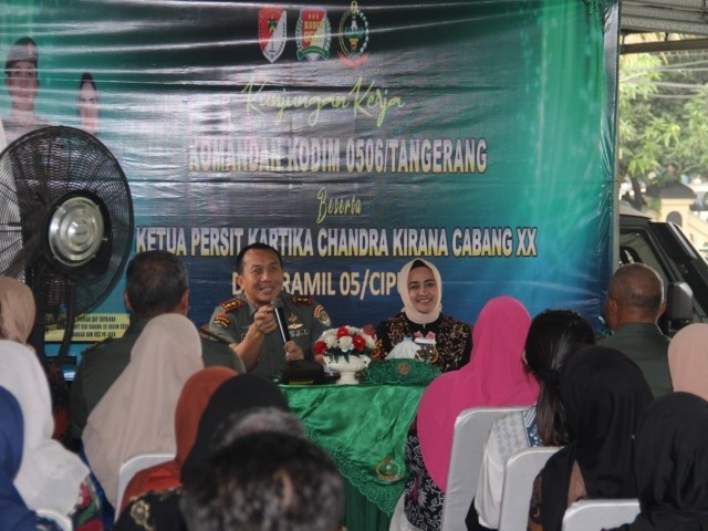 Kunjungan Kerja Koramil 05/Ciputat: Dandim 0506/Tangerang Tegaskan Babinsa Harus Kreatif dan Dekat Warga