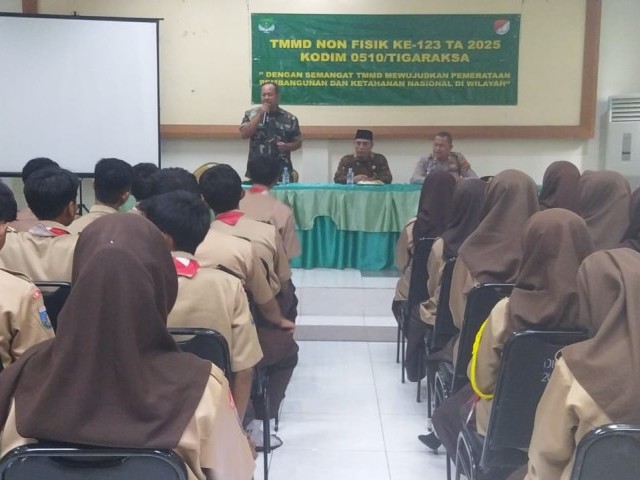 TMMD Nonfisik ke-123 di MAN 1 Tangerang : Membangun Generasi Muda yang Tangguh