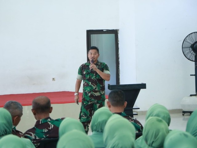 Membangun Mental dan Semangat Juang Prajurit, Kodim 0509/Kab. Bekasi Gelar Bintal TW I Tahun 2025