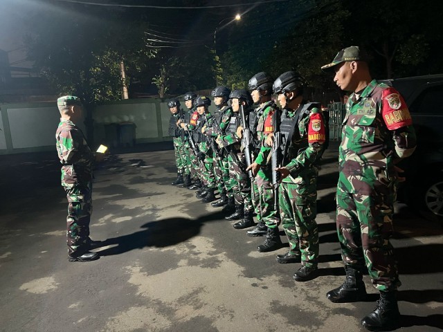 Koramil 03/Pasar Rebo, Ciracas Giat Patroli Guantibmas