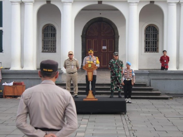 Komandan Kodim 0503/JB Hadiri Apel Pengamanan Malam Takbir dan Idul Fitri 1446 H/2025 M
