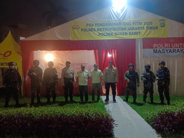 Koramil Duren Sawit Kodim 0505/Jakarta Timur Gelar Patroli Keamanan