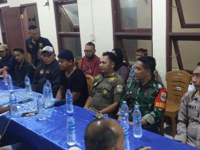 Antisipasi Tawuran Koramil 01/Jatinegara Serta Polsek dan Tiga Pilar Rakor Lintas Sektoral