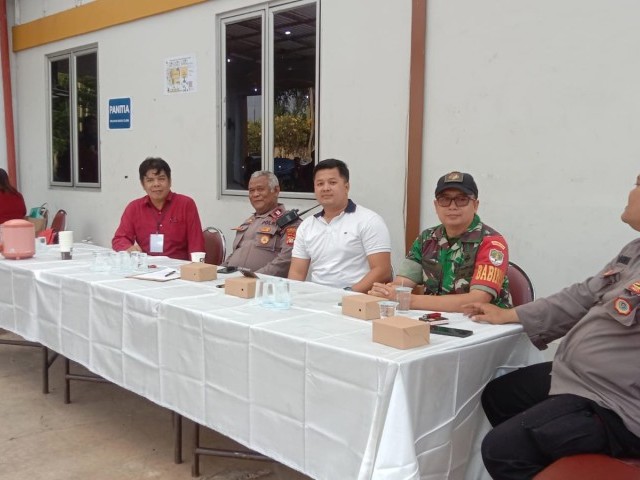 Serda Suminhad Monitoring Ibadah Sabtu Suci di Gereja ST Agustinus