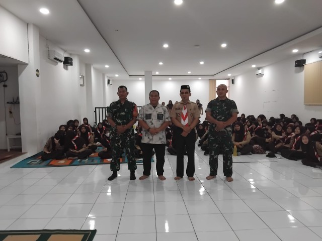 Bela Negara Penting Dipahami Sejak Dini, Pasi Intel Kodim 0506/Tgr Berikan Pemahaman