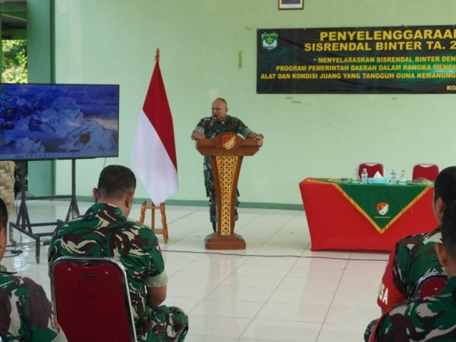 Kodim 0510 Tigaraksa Gelar Sisrendal Binter 2025, Perkuat Sinergi TNI dan Pemda
