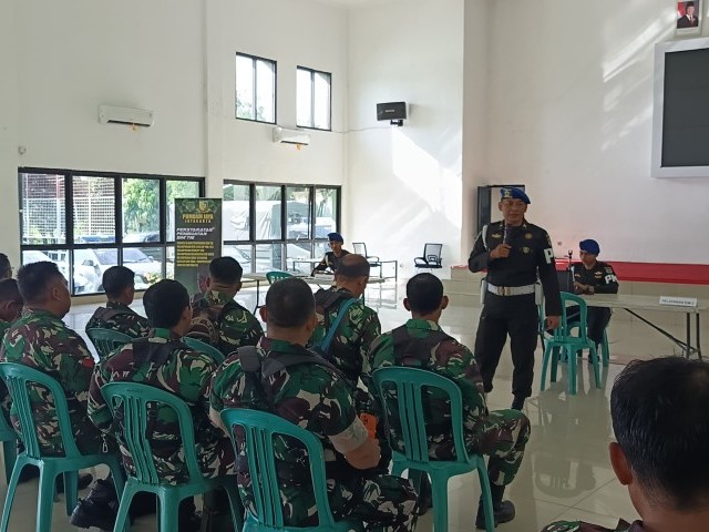 Pomdam Jaya Gelar Sosialisasi Pengarahan Lalu Lintas dan Fasilitasi Pembuatan SIM TNI di Kodim 0509/Kabupaten Bekasi