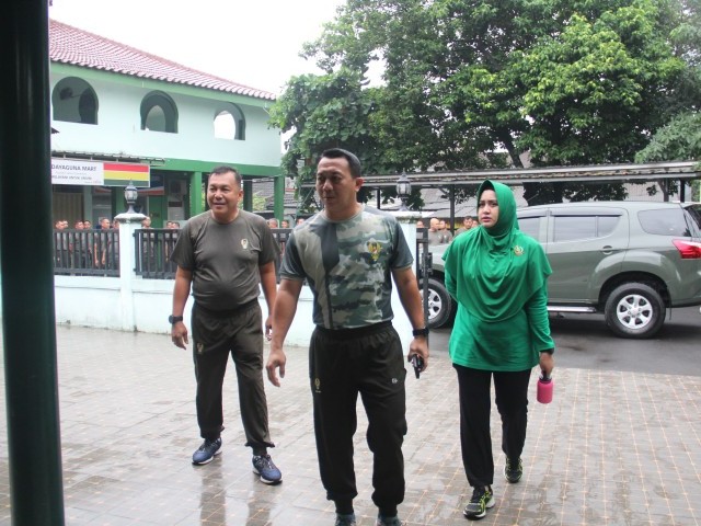 Dandim 0506/Tgr Ingatkan Kesehatan Keluarga Saat Kunker di Koramil 01/Tgr