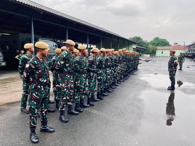 Batalyon Arhanud 6/BAY Menerima Kunjungan Orientasi Bintara Remaja Menarhanud 1/F