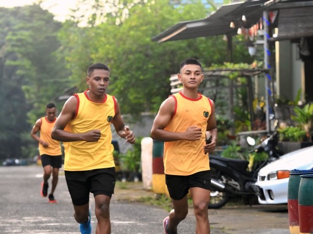 Pengaplikasian NRC, Prajurit Yonif 202/Tajimalela Laksanakan Pembinaan Fisik Lari 5K