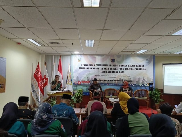 Danramil 05 Kebayoran Baru Menjadi Narasumber Pada Peningkatan Pemahaman Ideologi Bangsa