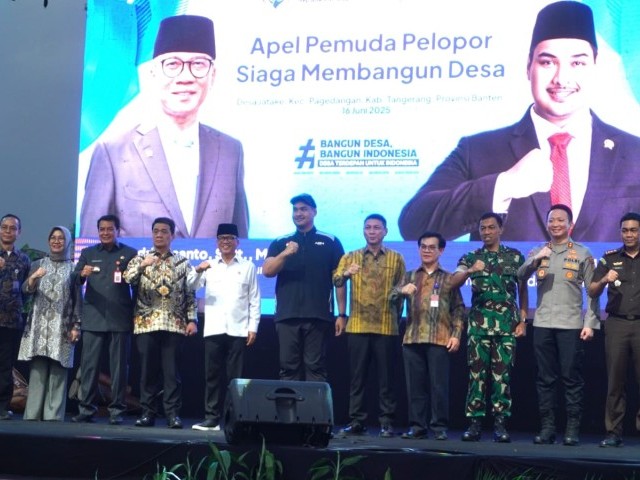 Dandim Tigaraksa Hadiri Apel Pemuda, Dukung Pembangunan Desa