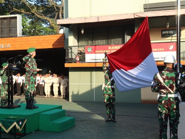 Danrem 052/Wkr Pimpin Upacara 17an, Tekankan Penyerapan Anggaran dan Etika Bermedsos
