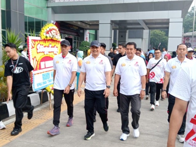 Dandim 0510/Trs Turut Meriahkan HUT Bhayangkara Ke-79