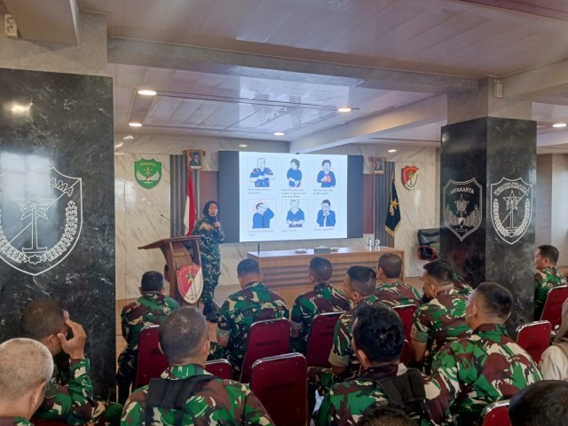 Korem 052/Wkr Gelar Sosialisasi Penyakit Jantung dan Pola Hidup Sehat