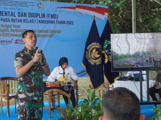 Dandim 0510/TRS Bekali Petugas Rutan dengan Pembinaan FMD