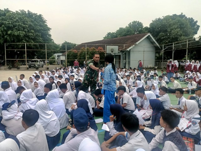 MPLS di SMAN 22, Danramil Legok Tekankan Nilai Bela Negara