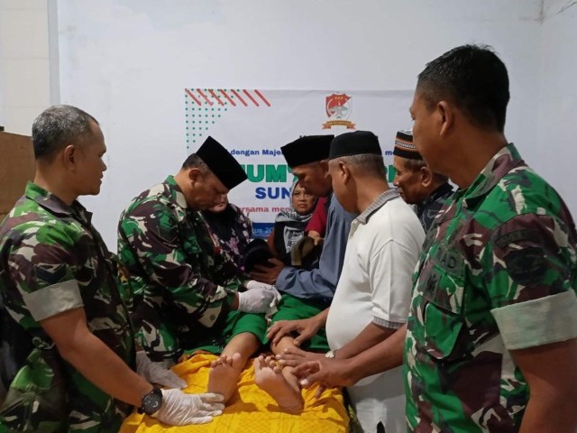 Kodim 0503/JB Gelar Sunatan Massal Gratis Door-to-Door untuk Anak Yatim dan Dhuafa