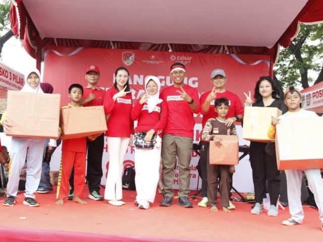Meriah! Warga Padurenan Antusias Ikuti Pesta Rakyat & Lomba 17an Bersama Kodim 0507/Bekasi di HUT RI ke-80