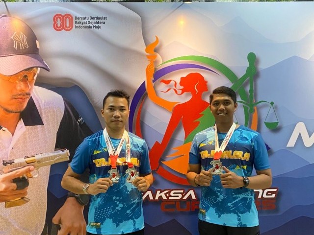 2 Atlet Menembak Yonif 202/Tajimalela Kembali Naik podium Juara