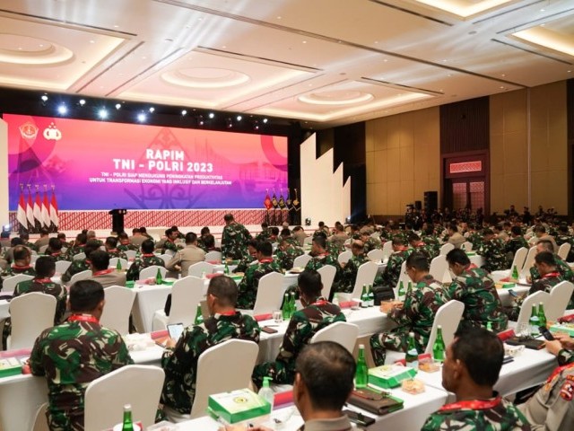 Rapat Pimpinan TNI Polri Tahun Anggaran 2023