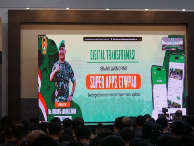 Kodam Jaya Mengikuti Grand Launching ETWPAD Oleh Kasad