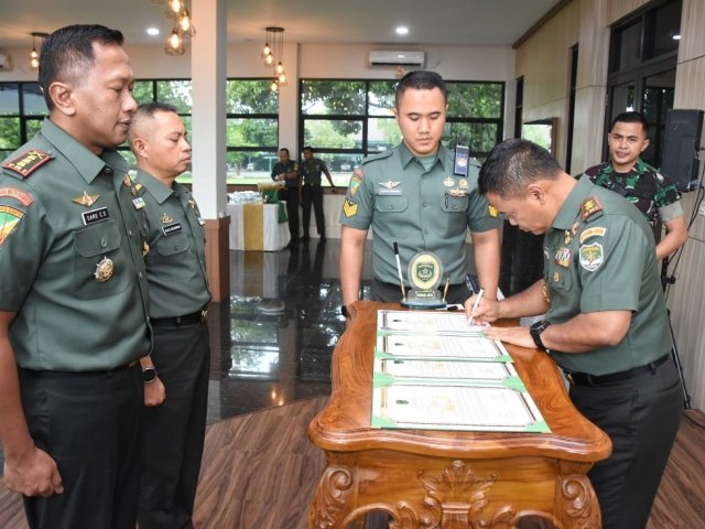 Penyerahan Jabatan Di Lingkungan Makodam Jaya/Jayakarta