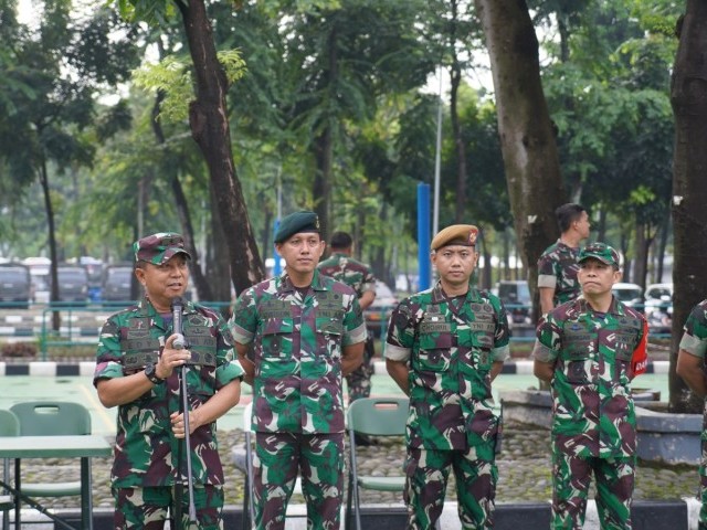 Kasdam Jaya Pimpin Apel Kesiapsiagaan Pengamanan Unjuk Rasa