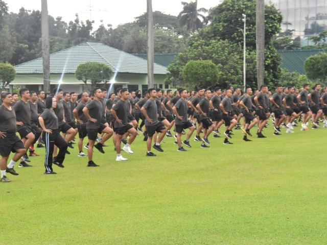 Jaga Kebugaran Prajurit dan PNS Kodam Jaya/Jayakarta