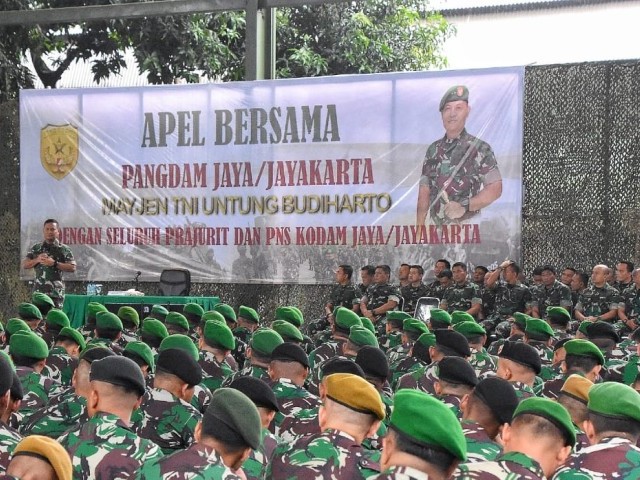 Apel Bersama, Pangdam Jaya Ucapkan Terimakasih