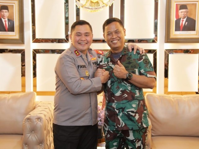 Pangdam Jaya/Jayakarta Pamitan ke Kapolda Metro Jaya