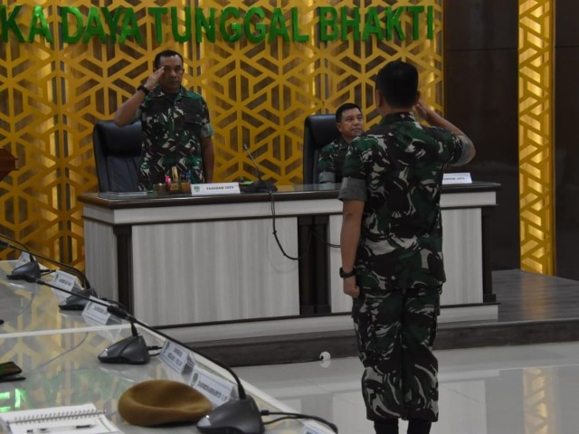 Hari Pertama Menjabat Pangdam Jaya, Mayjen TNI Mohamad Hasan Melaksanakan Entry Briefing