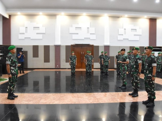 Laporan Korps kenaikan Pangkat Pamen Kodam Jaya/Jayakarta