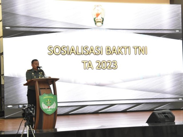 Kodam Jaya selenggarakan Sosialisasi Bakti TNI Tahun 2023