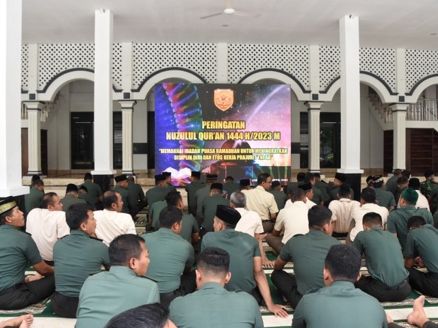 Kodam Jaya Adakan Peringatan Nuzulul Qur’an Tahun 1444 H/2023 M