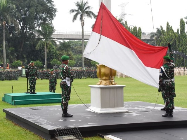 Pimpin Upacara Bendera, Kakudam Jaya Sebagai Inspektur Upacara