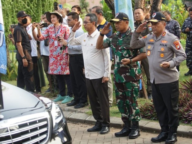 Pengamanan Kick Off Penanaman Magrove oleh Presiden RI