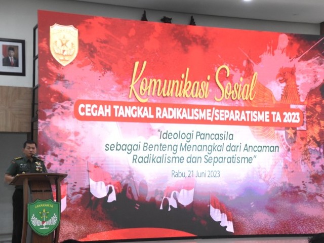 Melalui Komunikasi Sosial, Kodam Jaya Tangkal Ancaman Radikalisme dan Separatisme