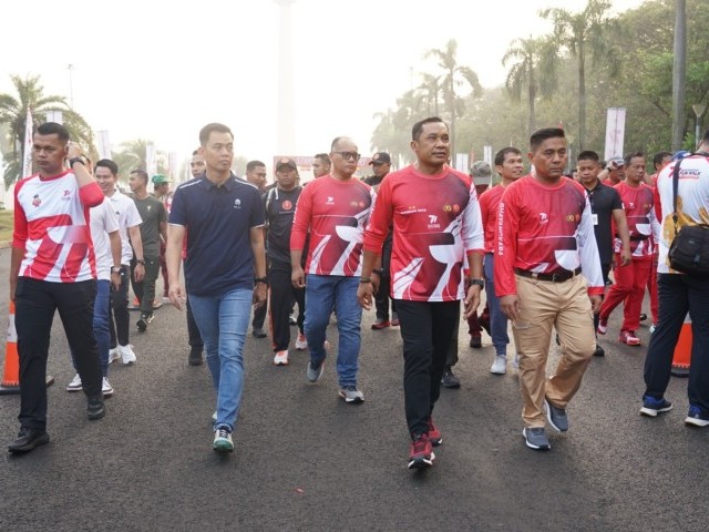 Pangdam Jaya/Jayakarta Menghadiri Bhayangkara Fun Walk