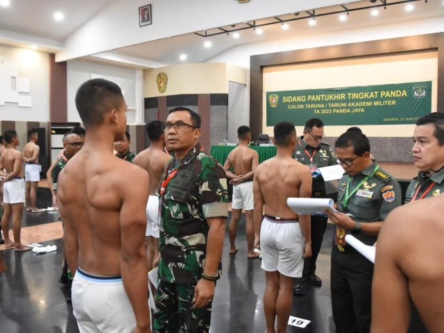 Pangdam Jaya Pimpin Seleksi Sidang Pantukhir Taruna Taruni Akmil Panda Jaya TA 2023