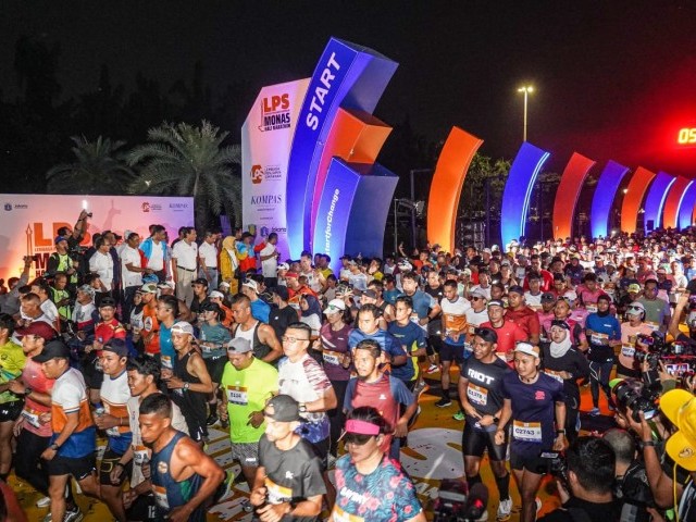 Pangdam Jaya Hadiri Run The City dan LPS Monas Half Marathon HUT Kompas Grup