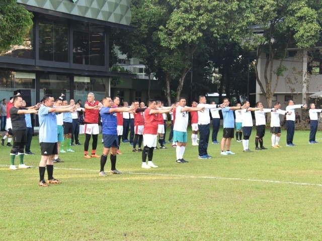 Olahraga Bersama Perkuat Sinergitas TNI-Polri
