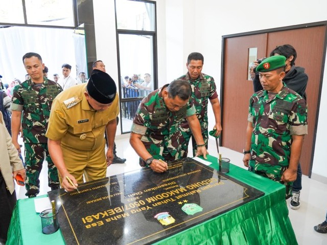 Pangdam Jaya Resmikan Gedung Kantor Makodim 0507/Bekasi